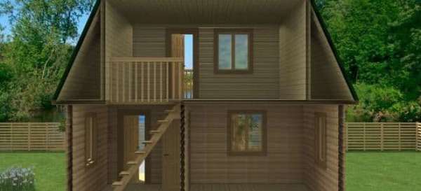 Планировка двухэтажного дома 6 на 6: особенности строительства и распределения пространства