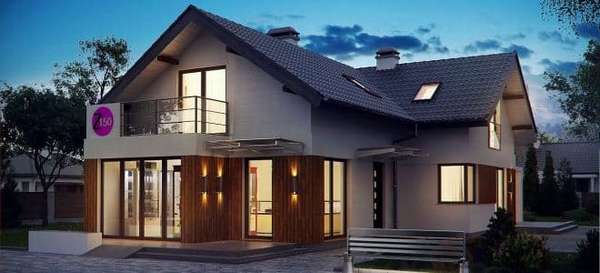 Варианты планировки и проектирование дома с мансардой размером 12х12 м