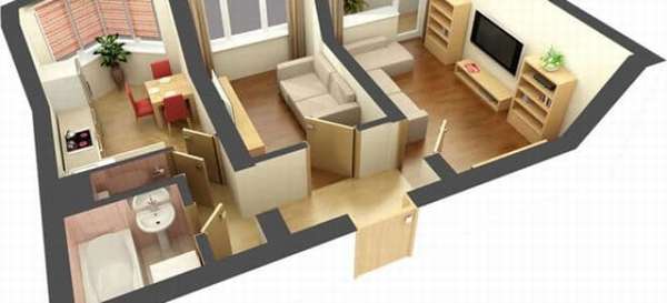 Возможности и варианты перепланировки двухкомнатной квартиры