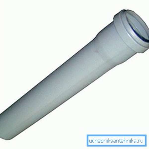 Безнапорная пластиковая канализационная труба 75 мм (полипропилен)