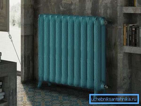Даже современный радиатор способен существенно испортить вид помещения