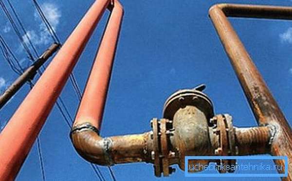Газопровод из стальных прямошовных труб