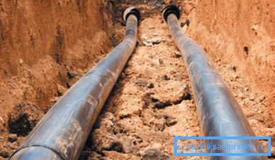 Глубина заложения водопроводных труб зависит от многих факторов