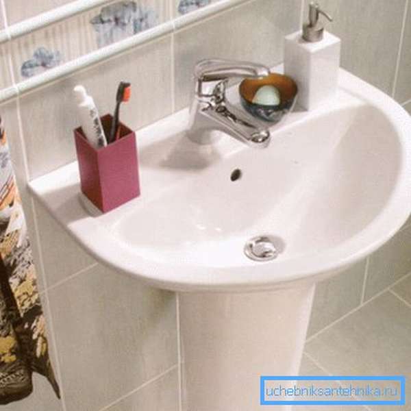 Основное место установки рукомойников – это ванные комнаты.