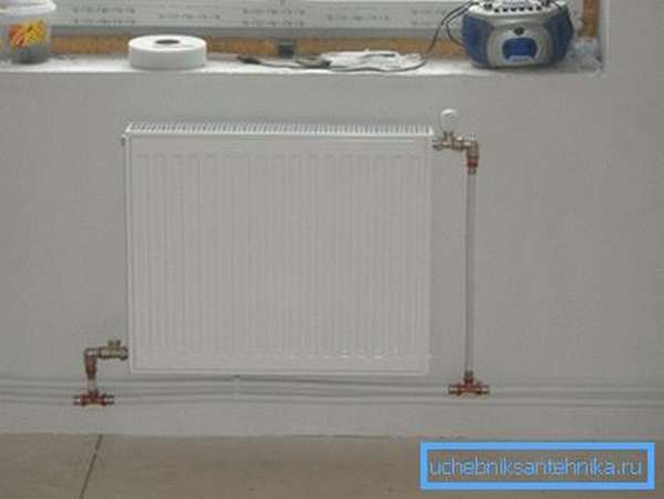Правильное подключение радиаторов отопления при двухтрубной системе - диагональный метод