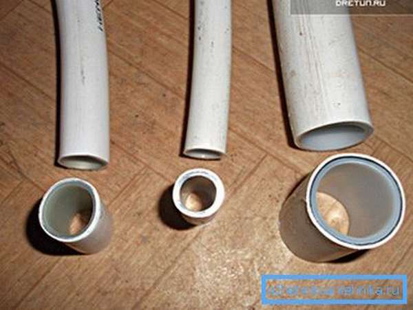 Различные диаметры металлопластиковых труб