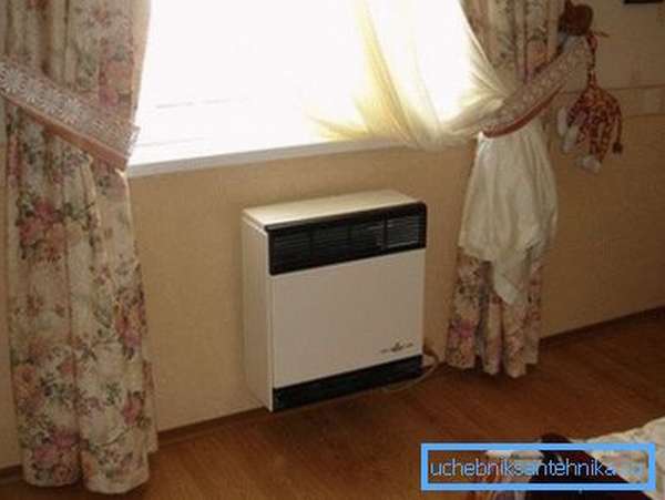 Размеры электро-радиаторов для частного дома позволяют устанавливать их в любом месте.