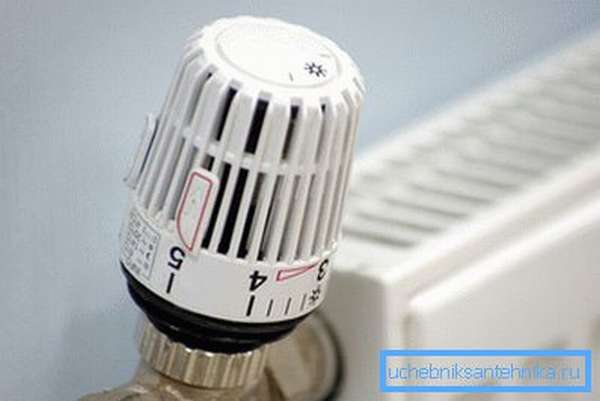 Регулировочный кран для радиаторов 3 4 может иметь от четырех до десяти режимов температуры