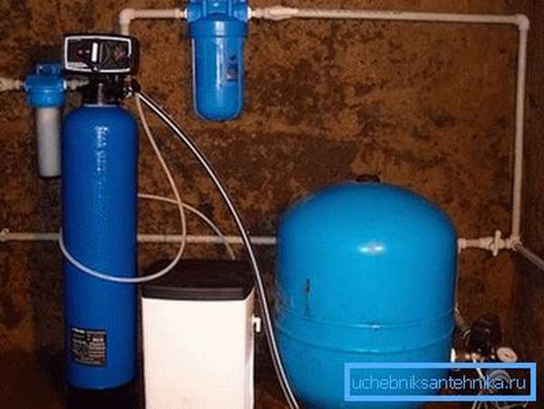 Готовый умягчитель или фильтр для очистки воды